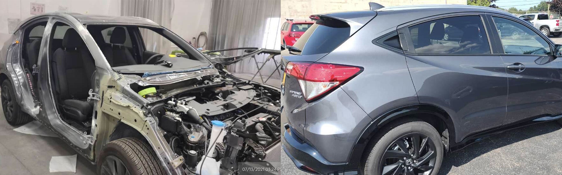 auto body repair before and after